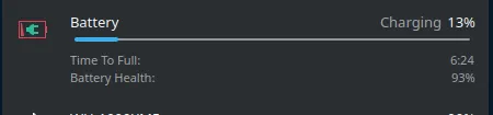 In most cases, the estimated charging time was about 6 1/2 hours 