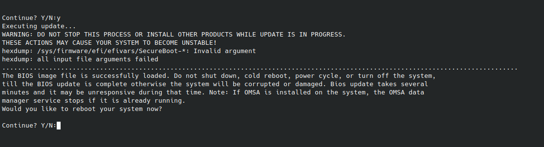update tool confirm