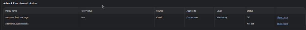 <code>suppress_first_run_page</code> is now <code>true</code>!
